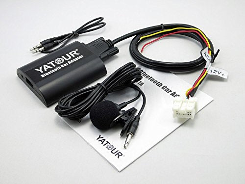 Adaptador Bluetooth para Coche Infiniti Digital Auxiliar estéreo con Puerto de Música 3,5 mm para 350Z Almera 1995-2011