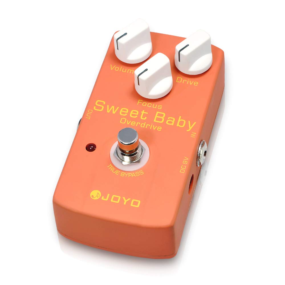 JOYO - Pedal de sobremarcha de baja ganancia se adapta a varios estilos OD para efectos de guitarra eléctrica - True Bypass (Sweet Baby JF-36)