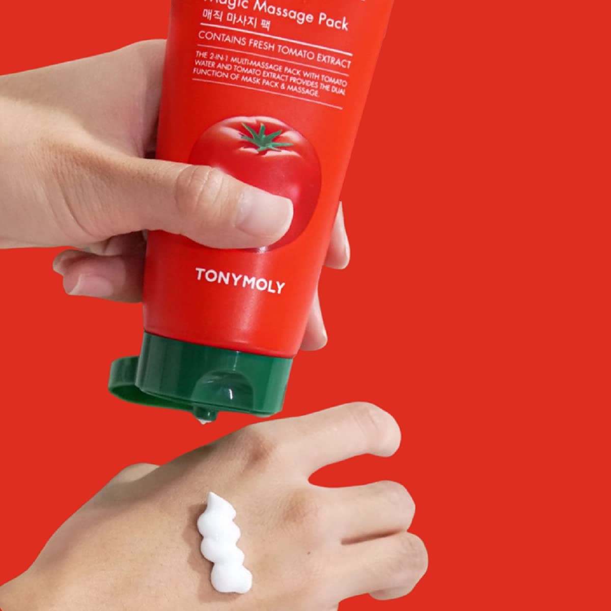 TONYMOLY Mascarilla Tomatox en Tubo Tratamiento Anti-manchas e Iluminador Coreano
