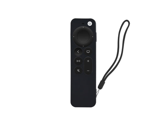 CONTROL EXPERT Funda para Control Compatible con Apple TV 4k 2 Generación Silicon Case Protector (Negro)