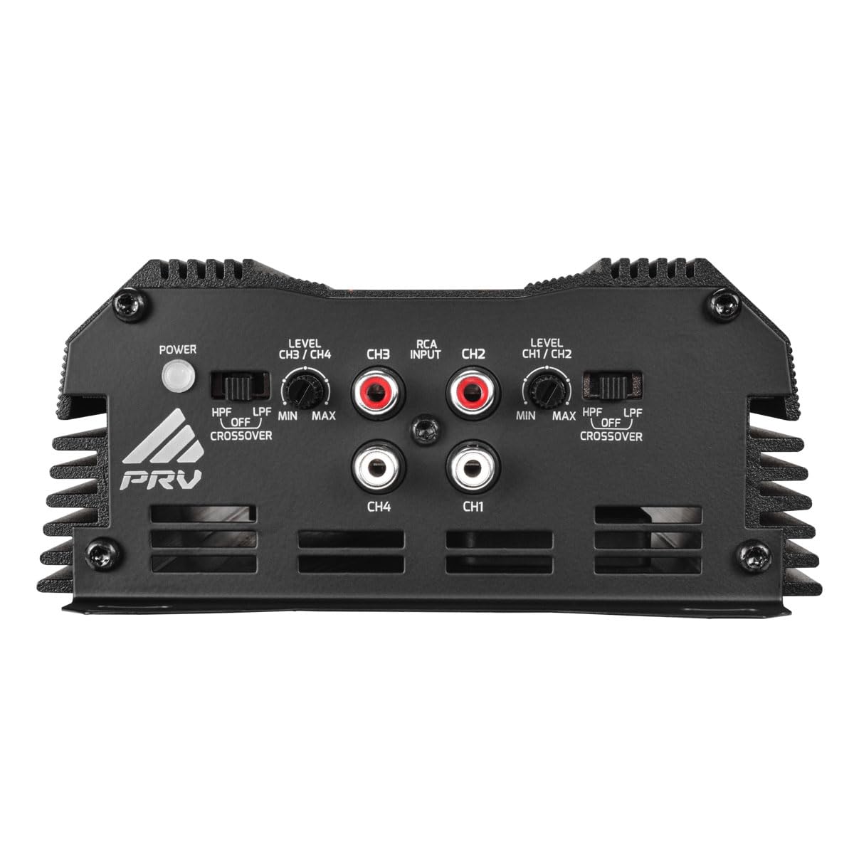 Amplificador de Audio para Coche PRV Audio MDX2000.4 Negro 4 Canales 2000 Vatios para Deportes de Potencia y Motocicletas