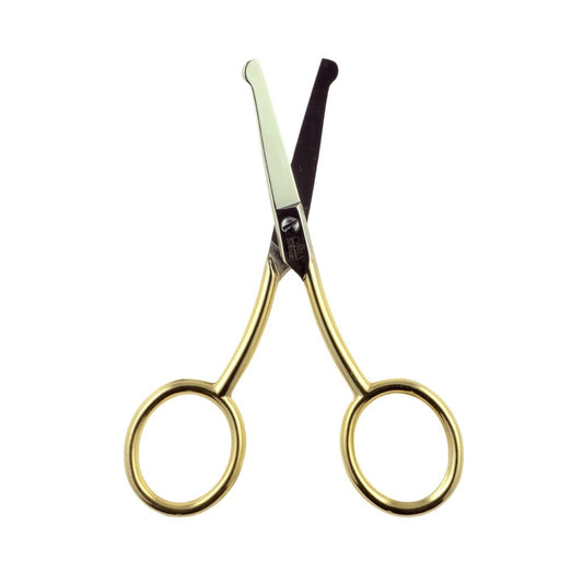 Camila Solingen CS06 3 1/2" Professional Gold Plated Nostril Safety Scissors