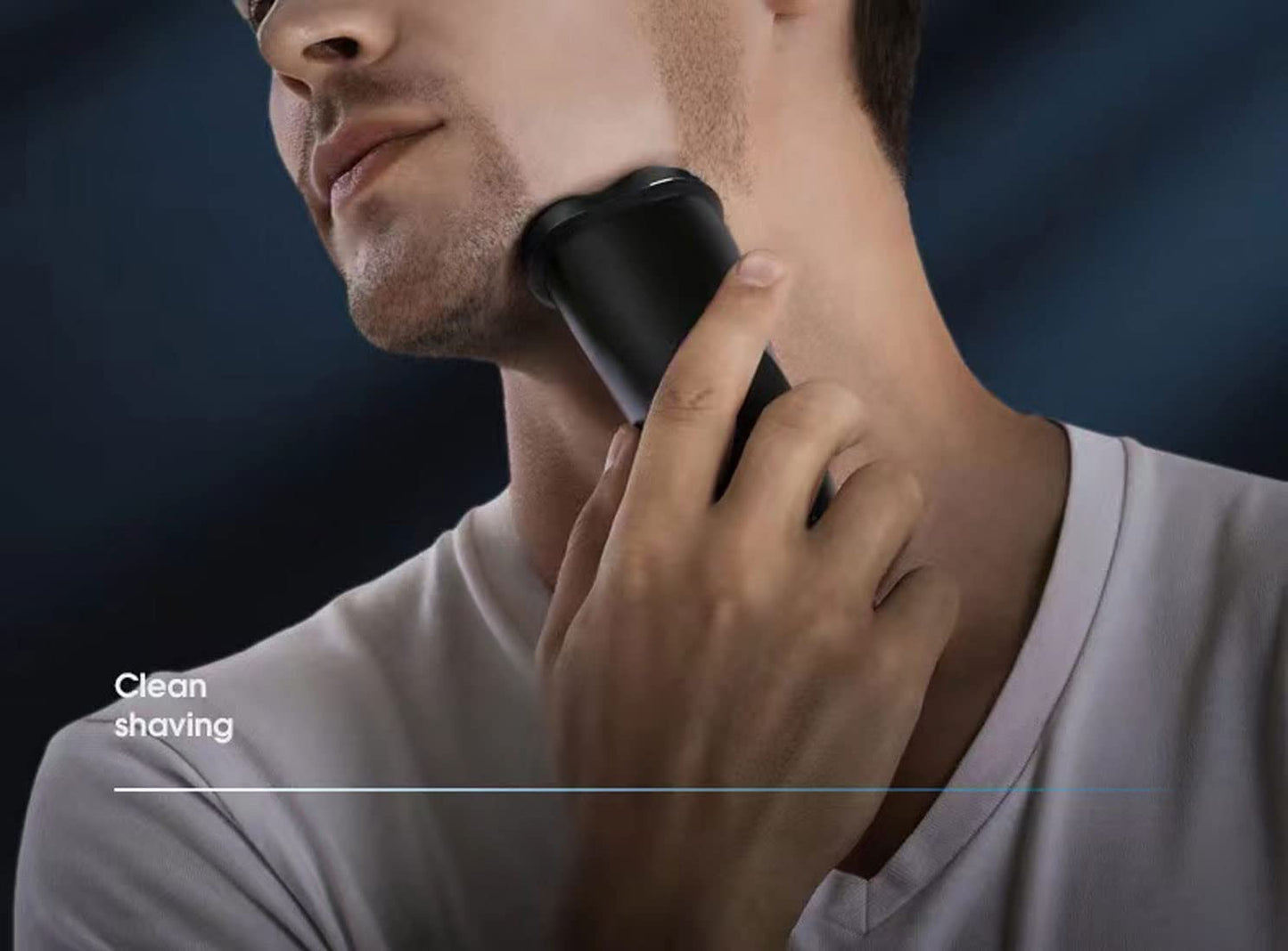 HPLRZXI Afeitadora eléctrica 4D recargable, afeitadora eléctrica para hombre en seco húmedo IPX7 impermeable con patillas.