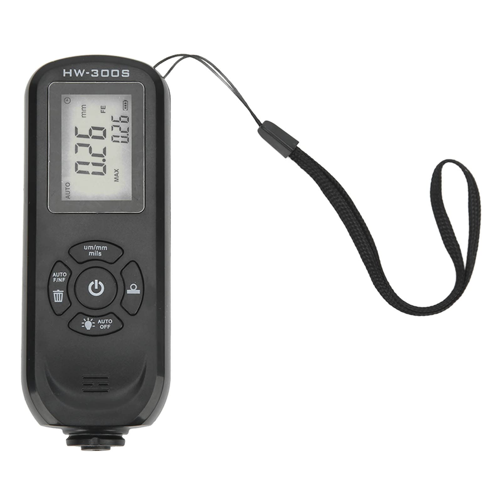 Medidores de Espesor de Pintura Negro Tres Unidades de Medida para Fabricación Industrial