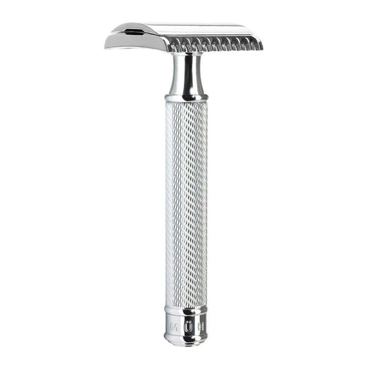 MÜHLE TRADITIONAL R41 - Maquinilla de afeitar de doble filo (peine abierto) para hombre, perfecta para uso diario, calidad de barbería para afeitarse suave