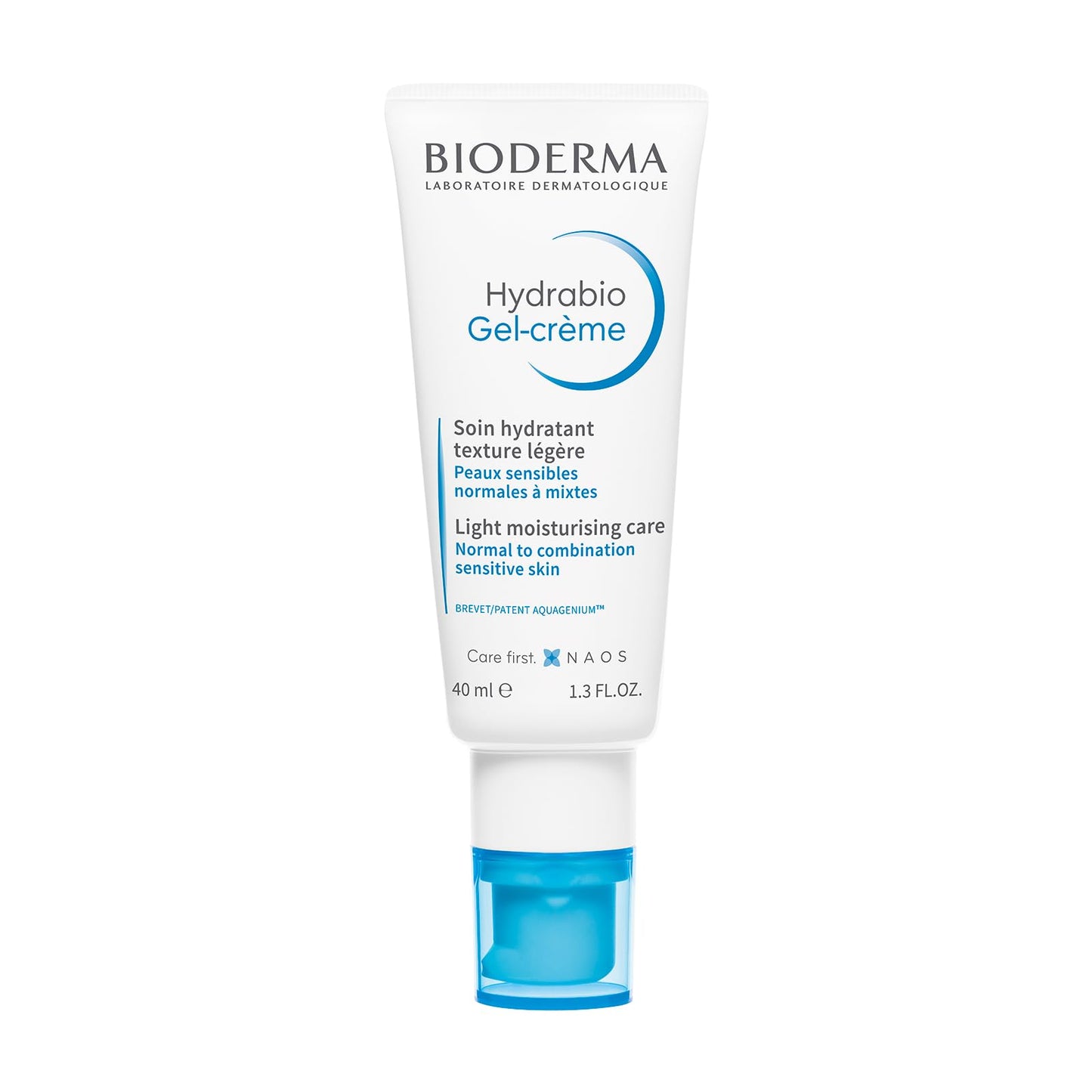 Bioderma Hydrabio - Crema hidratante de gel para piel sensible normal a combinada, 1.3 onzas líquidas