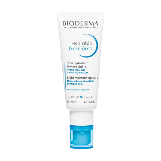 Bioderma Hydrabio - Crema hidratante de gel para piel sensible normal a combinada, 1.3 onzas líquidas