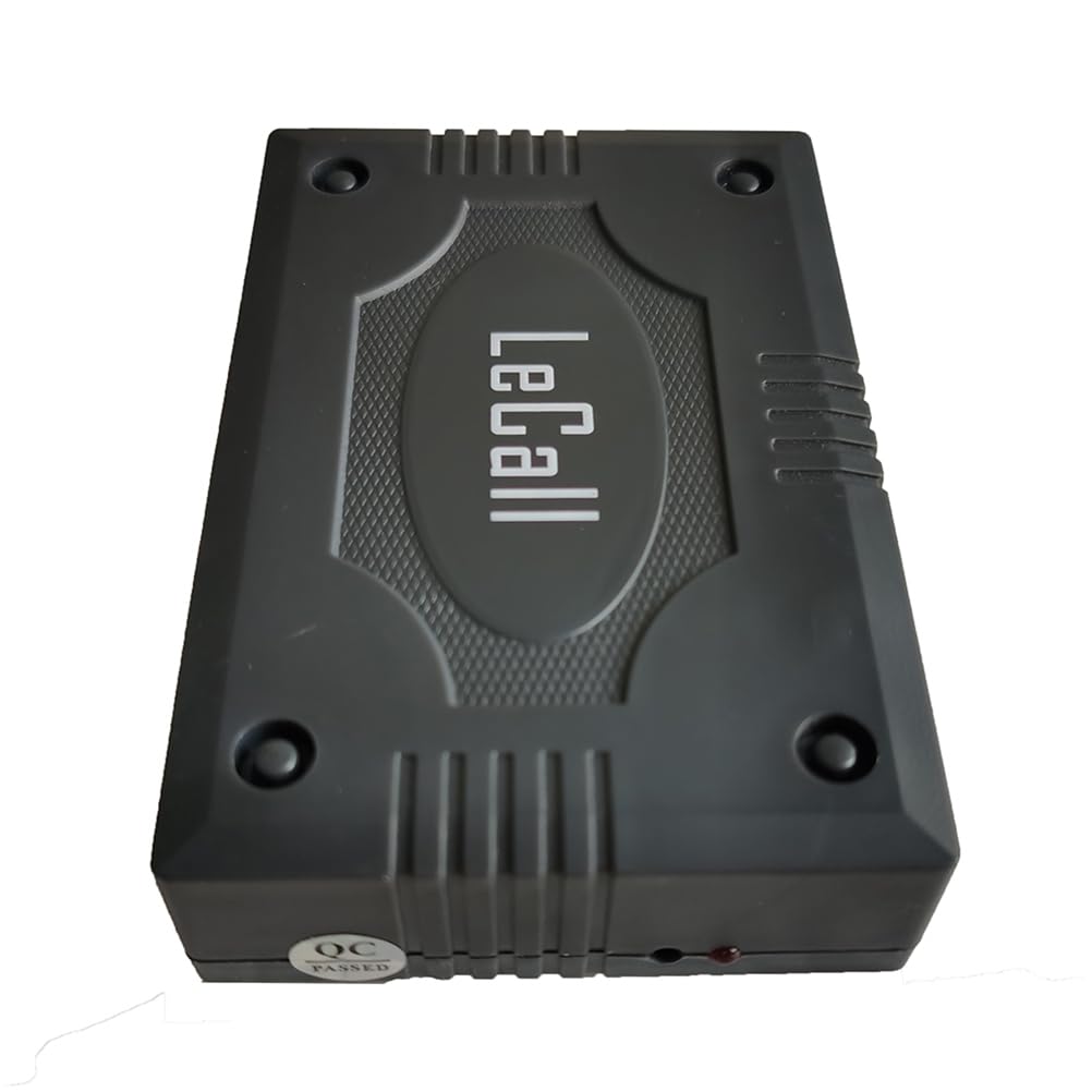 LeCall TCS1800 - Interruptor de teléfono de 2 líneas, 1 adaptador de teléfono, permite un teléfono con cable o inalámbrico de una sola línea para usar 2 líneas telefónicas