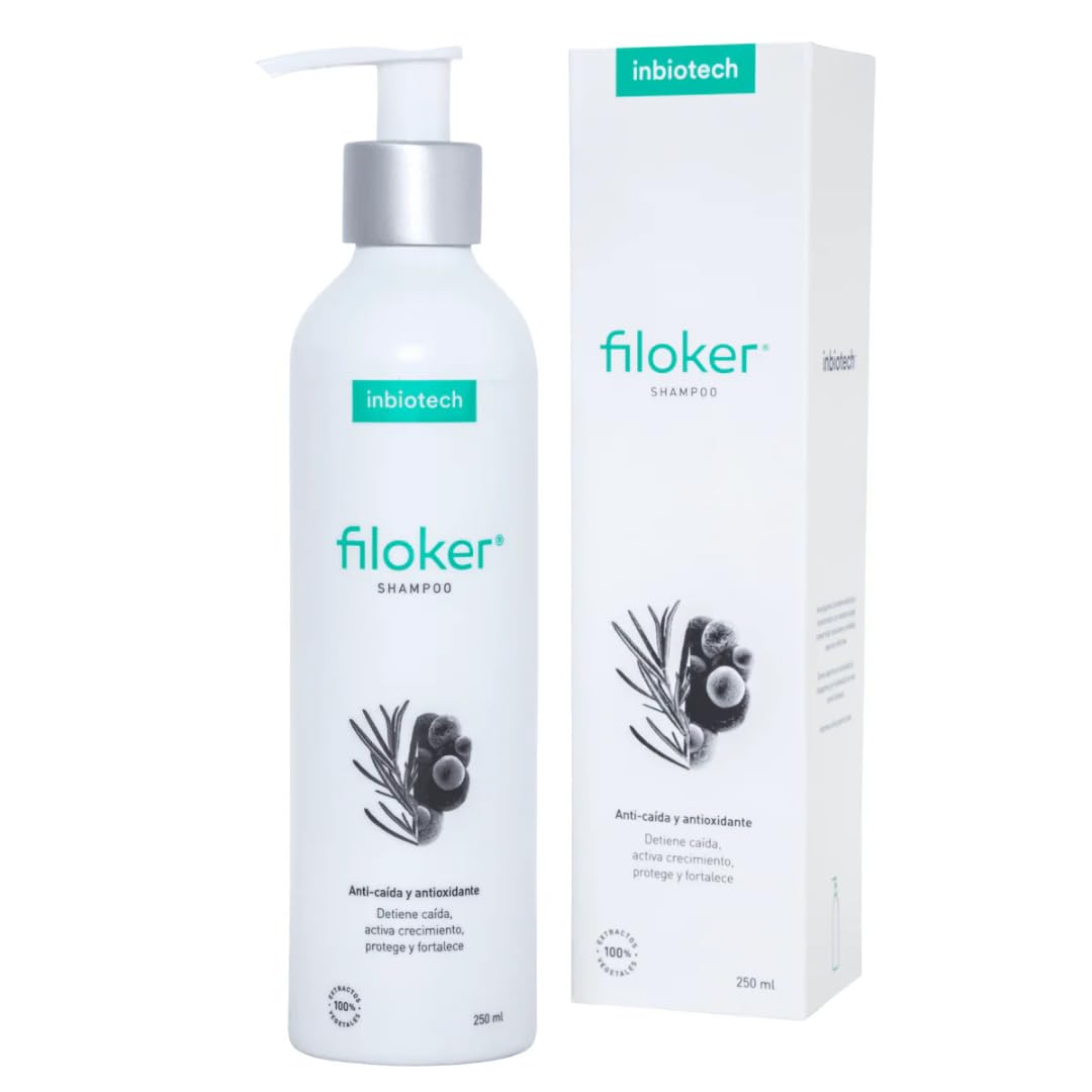 filoker shampoo anti-caida y antioxidante 250 ml