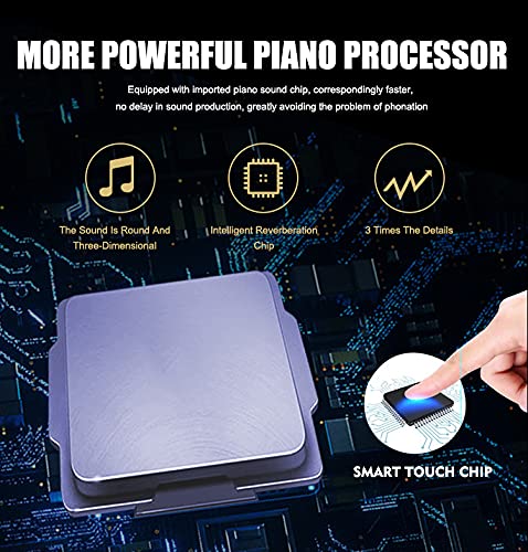 Piano Enrollable Portátil Recargable para Niños 61 Teclas para Práctica