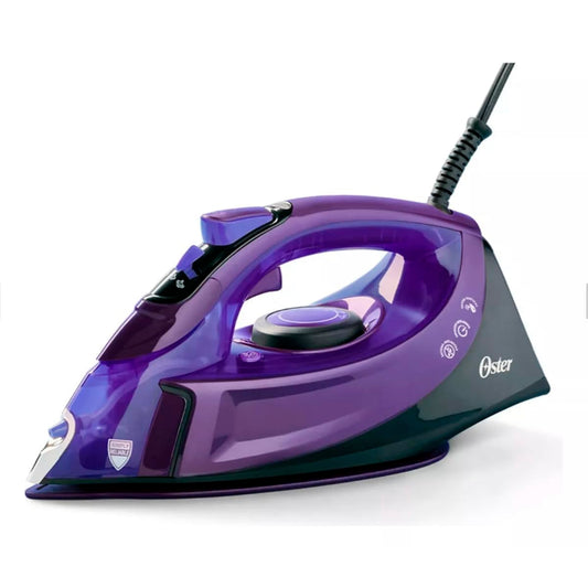 Plancha de Vapor Oster Morada Turbo Steam Análoga