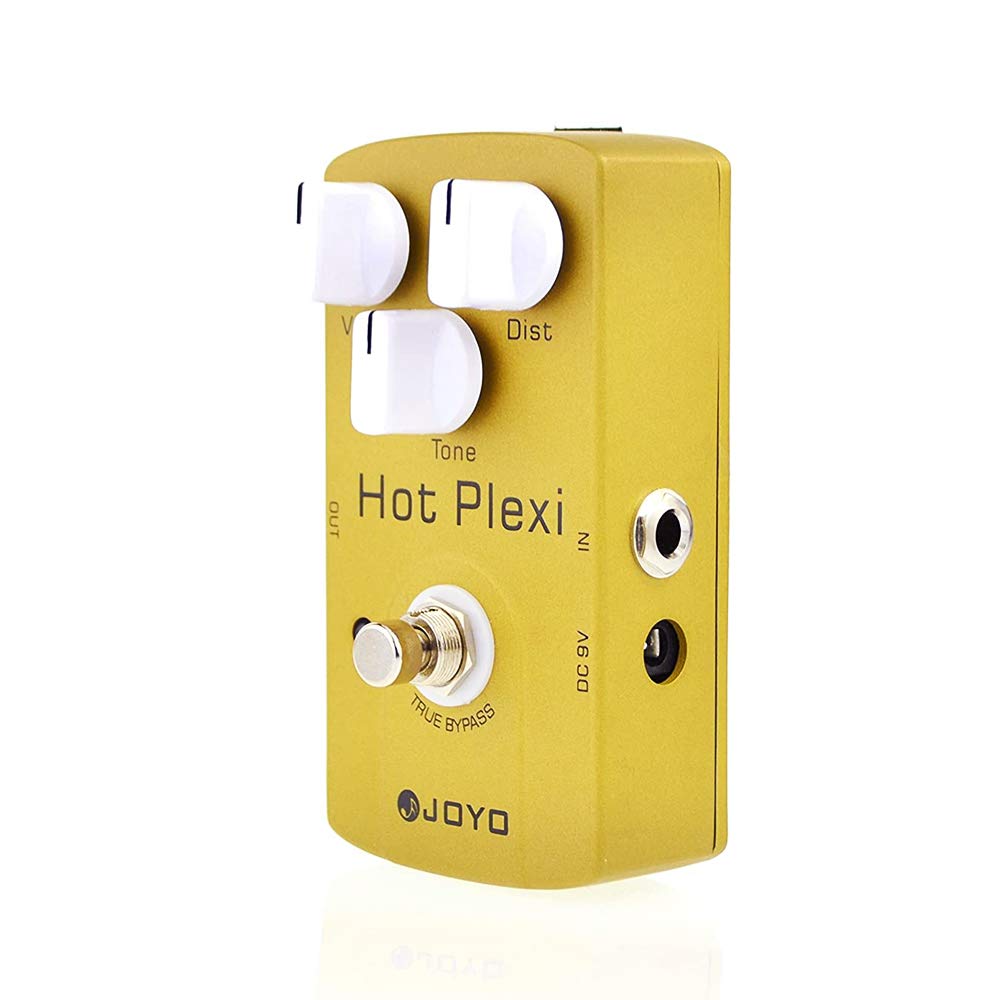 JOYO - Pedal de efecto distorsión simula JCM800 Amp mayor Dist para efecto de guitarra eléctrica - True Bypass (Hot Plexi JF-32)