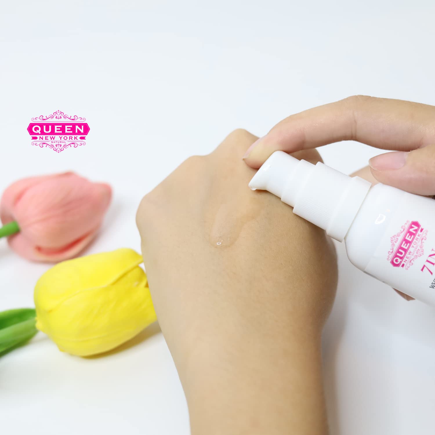 QUEEN NATURAL NEW YORK Ácido tranexómico 7 en 1 blanqueamiento y blanqueamiento Super Serum-Tranexamic Acid, Alpha arbutin, Glutathione, ácido hialurónico Vitamina C-Dark Spots, Hyper-pigmentation, Melasma Sun Damage (2 botellas)