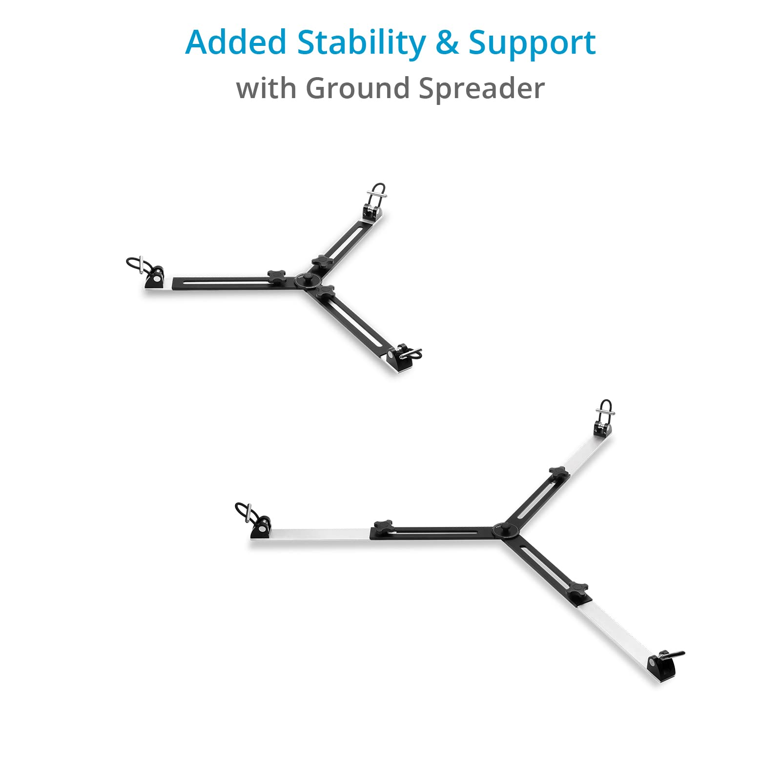 Trípode PROAIM HD de Alta Resistencia Mitchell Negro con Esparcidor de Aluminio para Cámara de Bebé