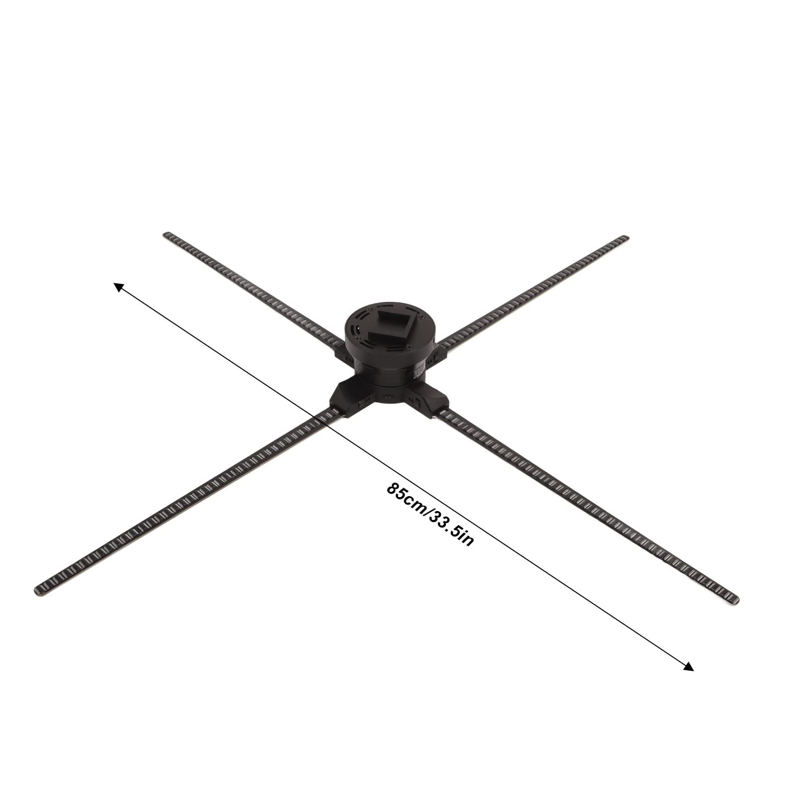 Ventilador de Holograma 3D LED 1600P 85 Cm de Diámetro para Publicidad en Tienda