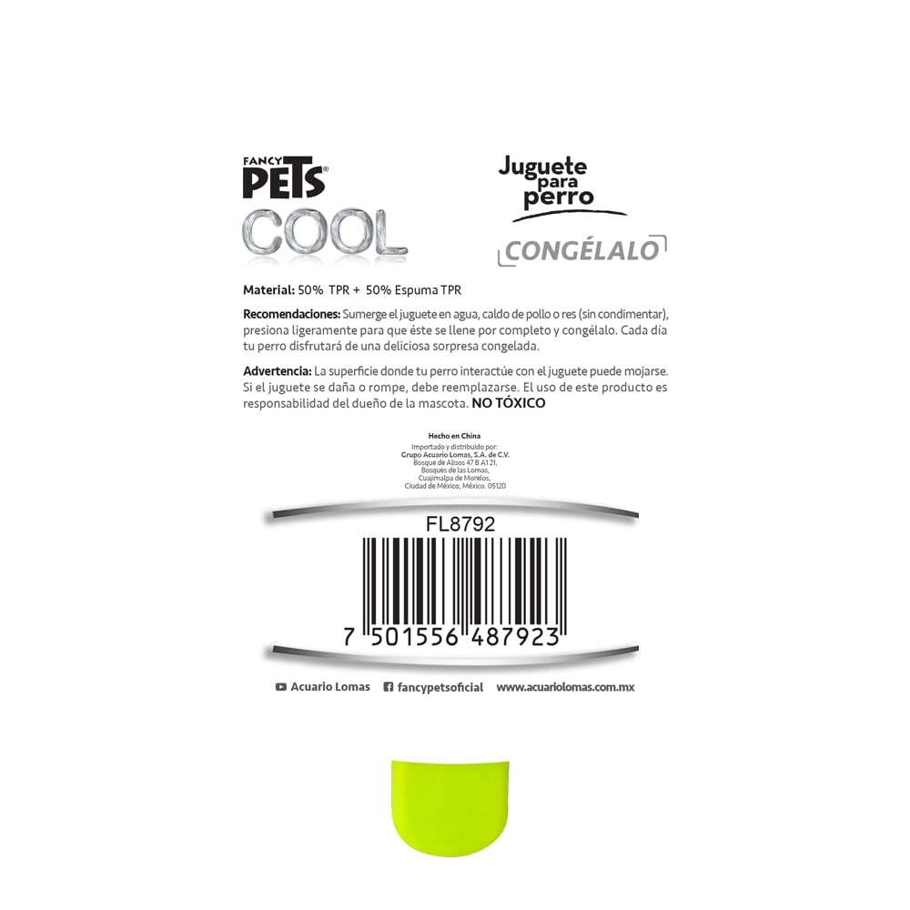 Fancy Pets Cool Paleta Congelable para Perro para Usar en Repetidas Ocasiones