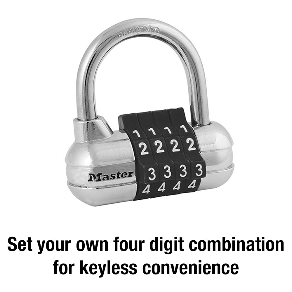 Candado con Combinación Personalizable Master Lock 1523D, Color Variable