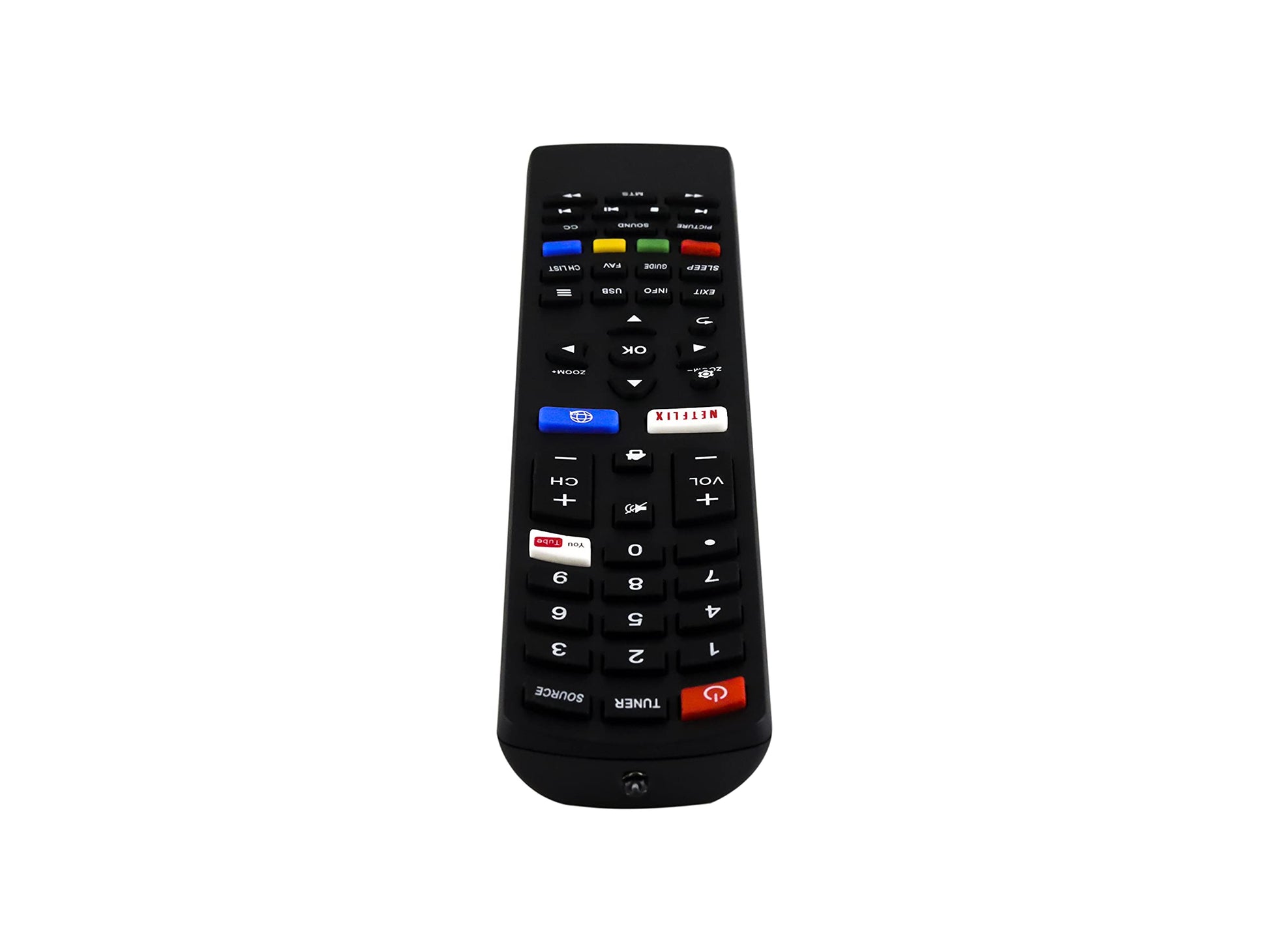 CONTROL EXPERT Control Remoto HK Pro JVC Atvio Speler Aiwa EVL Smart TV con botón de Netflix y Youtube Modelo: RC311S, Control Directo