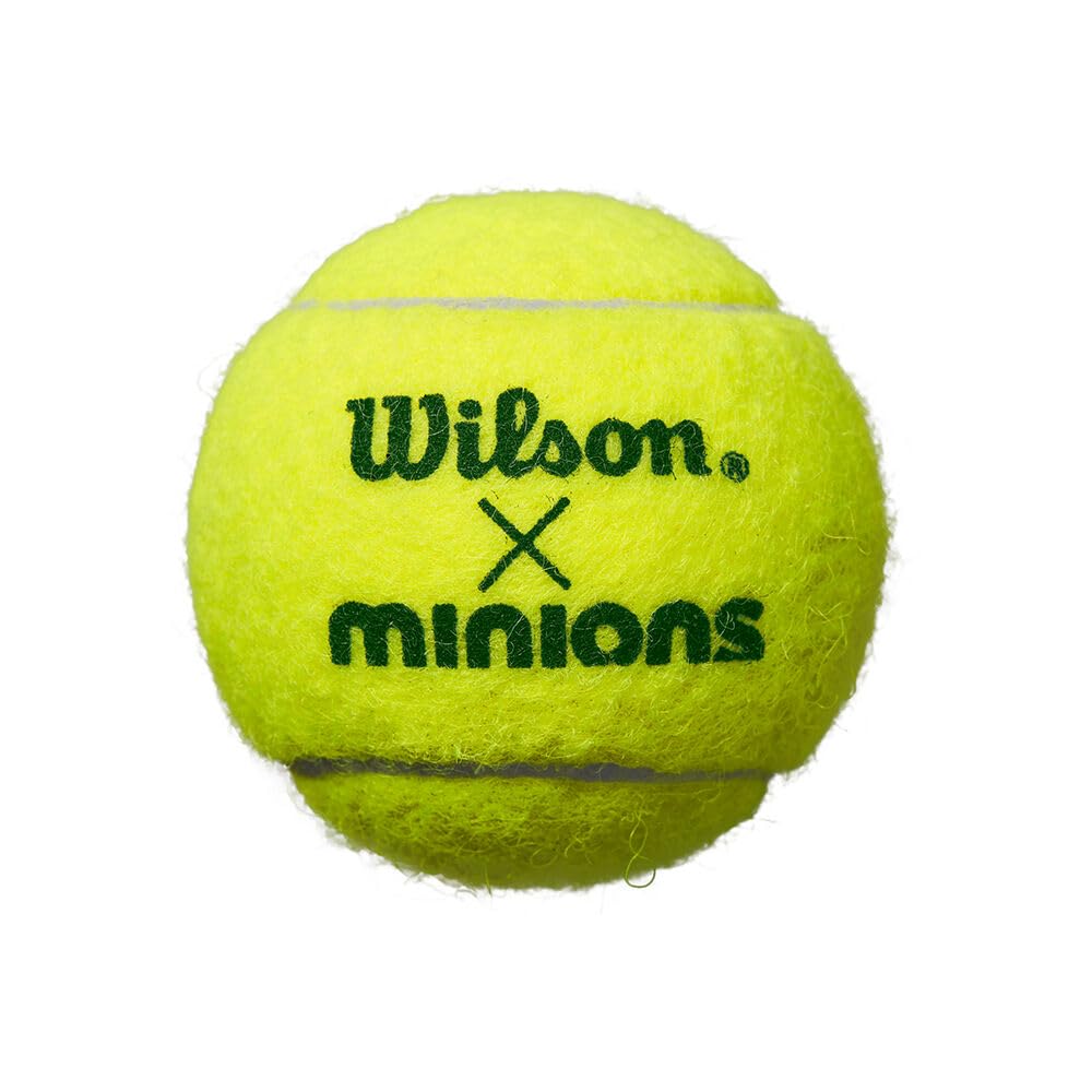Pelotas de Tenis Wilson Minions Amarillo Estándar 3 Latas Adulto Unisex