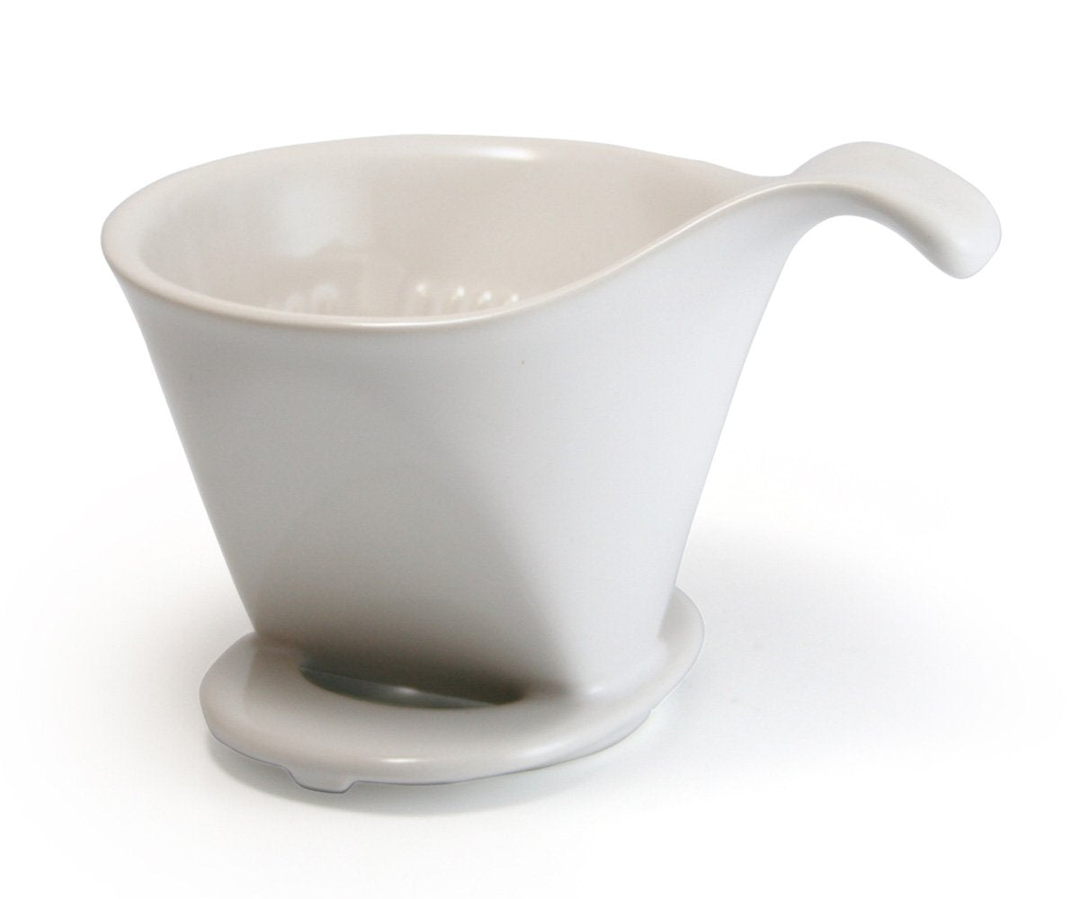 Bee House Ceramic Coffee Dripper - Large - Drip Cone Brewer by Bee House
