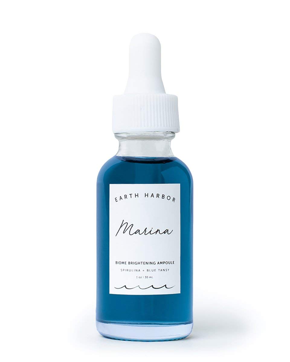 Ampolla Iluminadora Earth Harbor Azul Bronceado con Espirulina y Escualano