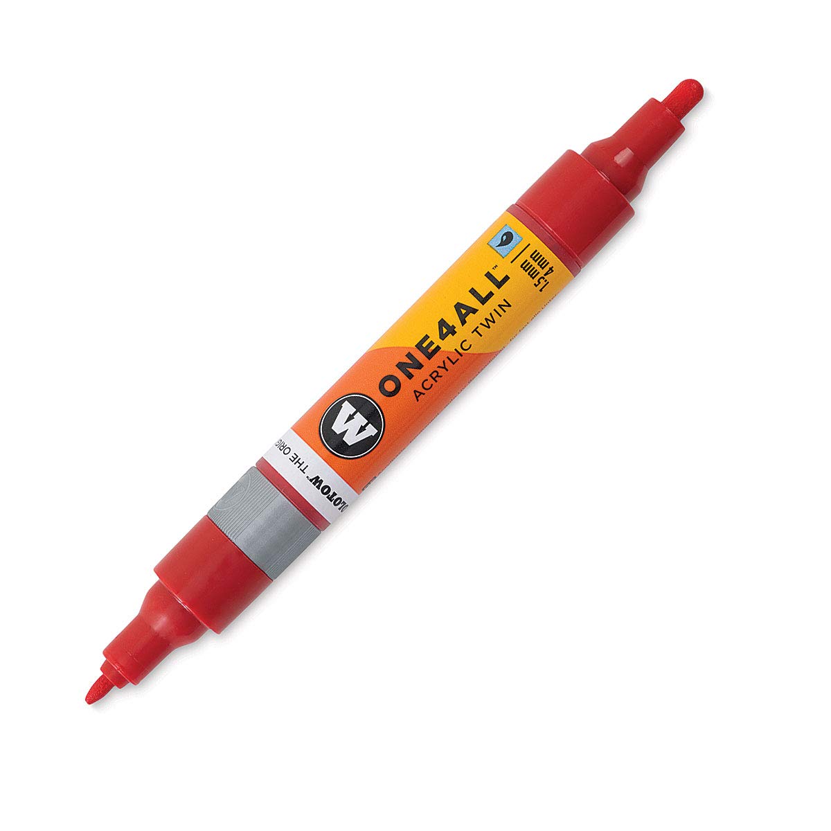 Molotow 227402 Marcador Acrílico Twin 1.5 Mm/4 Mm, Trafffic Red # 013