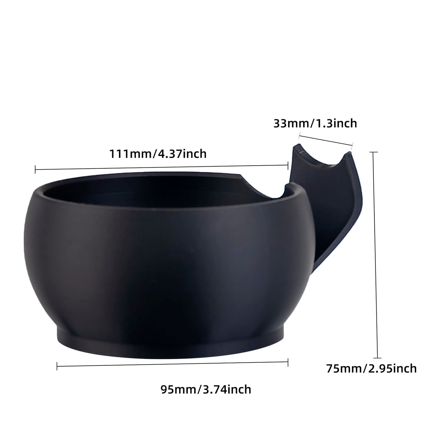 Grandslam - Tazón de afeitar con crestas, taza de afeitar con soporte para brocha, jabón, cuenco de afeitar para crema de afeitar y jabón, duradero y mantiene el calor por más tiempo, espuma rica y
