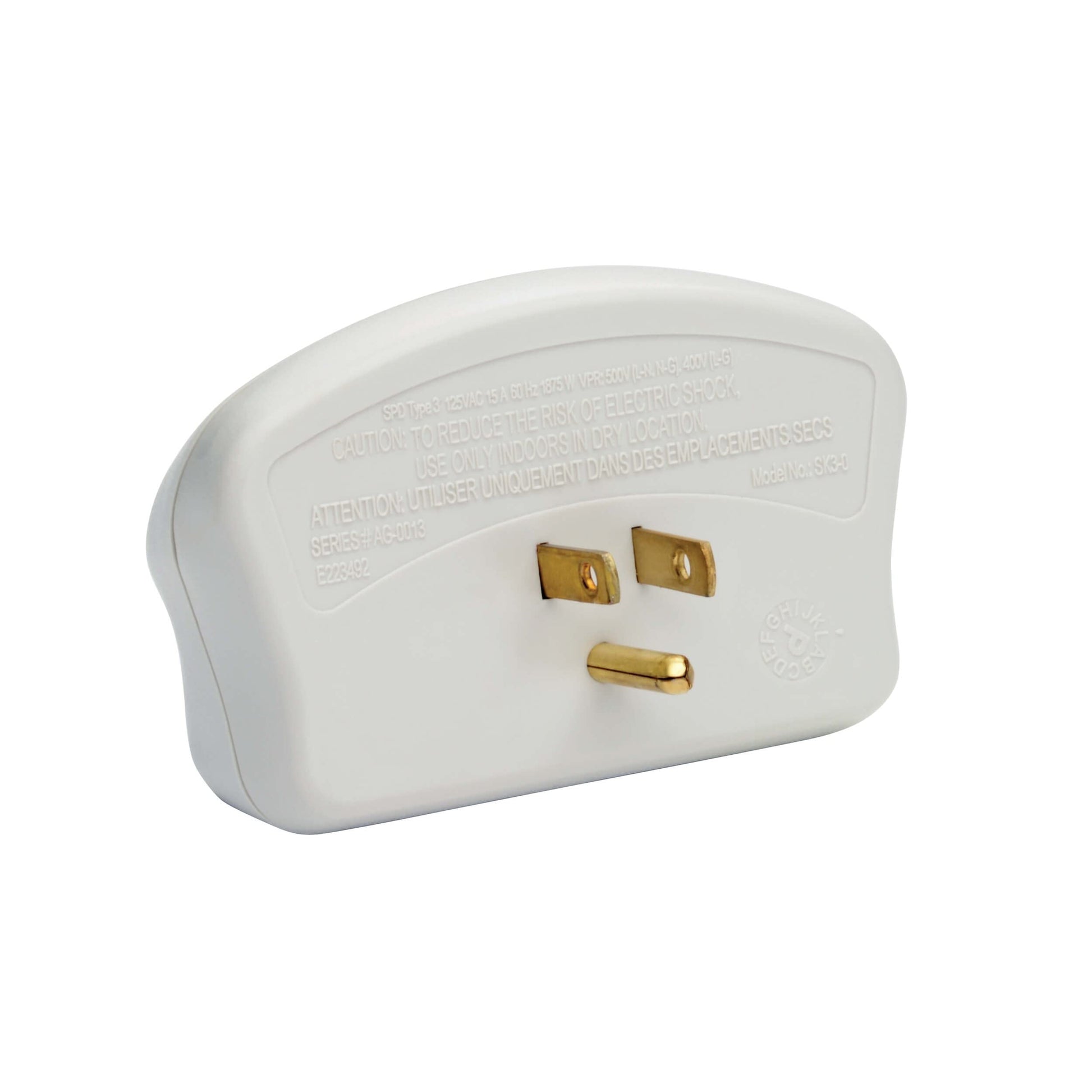 Supresor de Sobretensiones Tripp Lite Blanco 660 Joules 3 Tomacorrientes