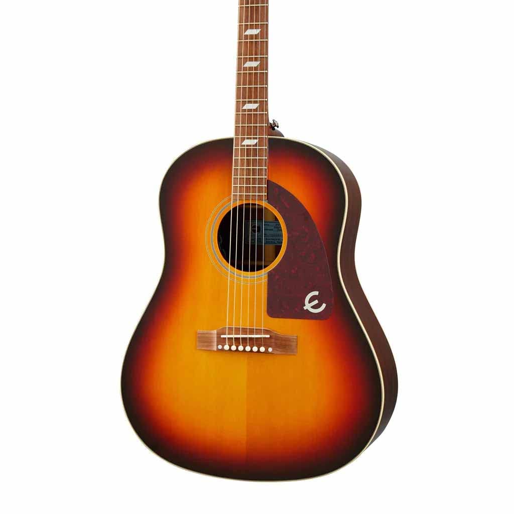 Epiphone Guitarra Electroacústica Masterbilt Texan, Faded Cereza Aged Gloss