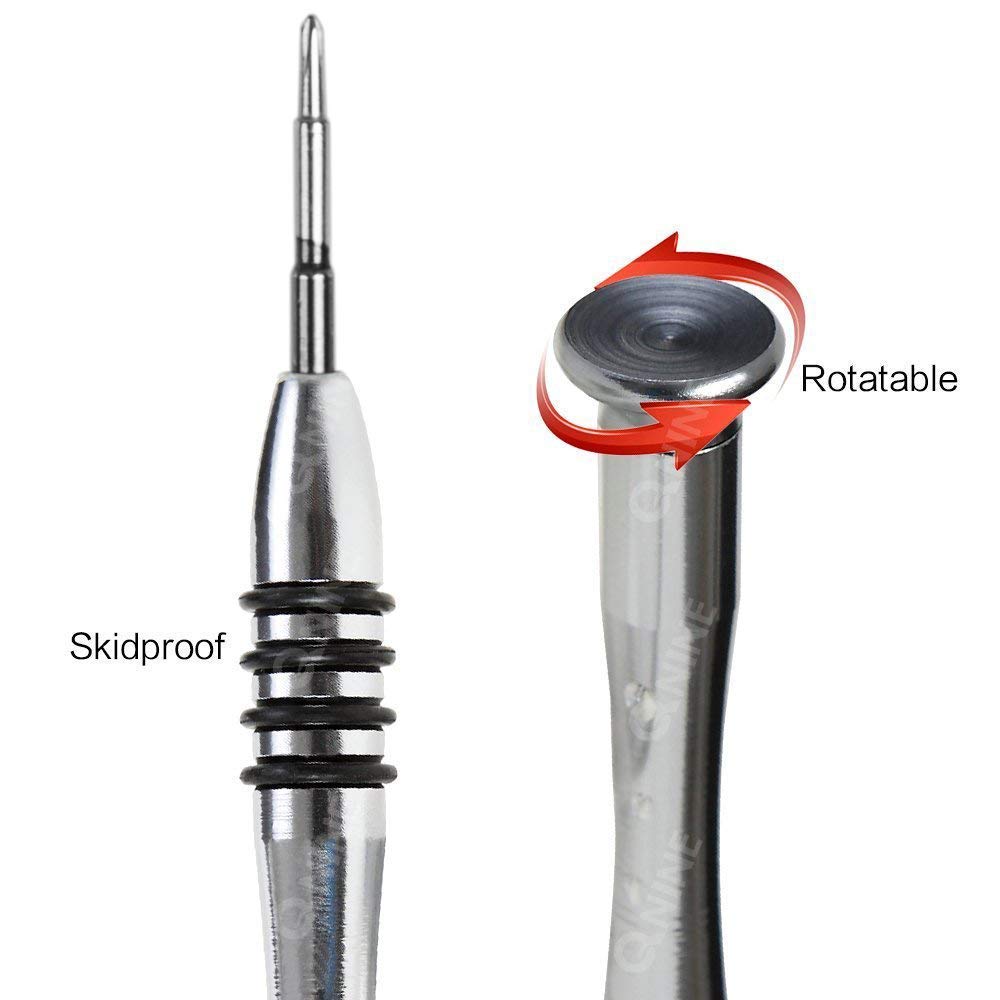 Kit de herramientas de reparación de destornilladores para iPhone, PH000 Phillips, 0.8 mm Star P2 Pentalobe, Y0.6 Tri-Point Y000 Tri-Wing Destornillador para Apple iPhone X/8/8 Plus, 7/7Plus, 6P/6S/6/5S/5/5C/4S/4/SE, iPod, iTouch