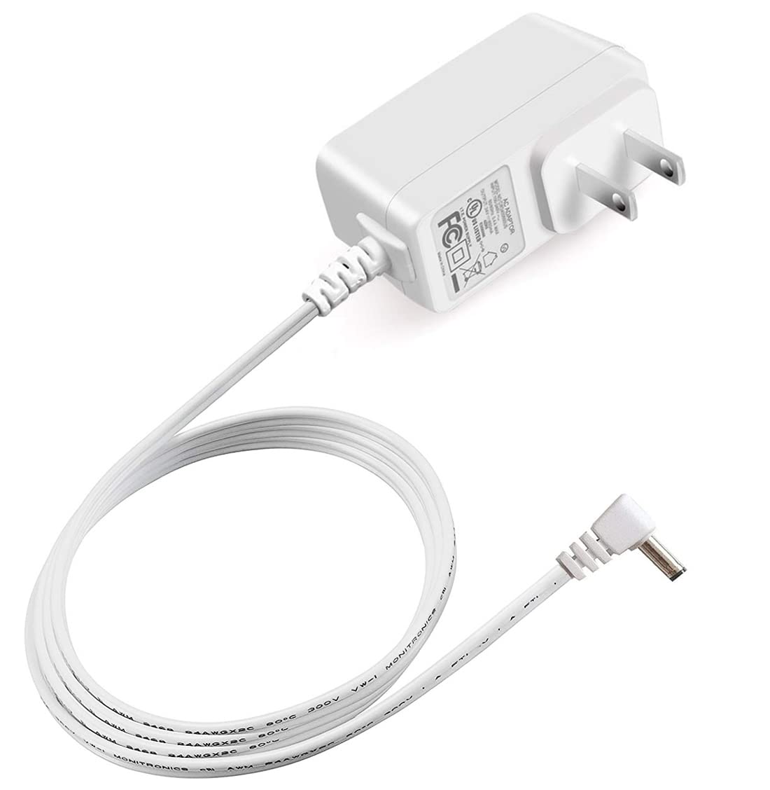 Cable de alimentación para cargador de monitor de bebé VTech: 6 V USA UL Listed Adapter Compatible con DM221 DM221-2 DM223 DM251 (unidades para padres y bebés) DM111 DM112 DM222 DM271 (solo unidad