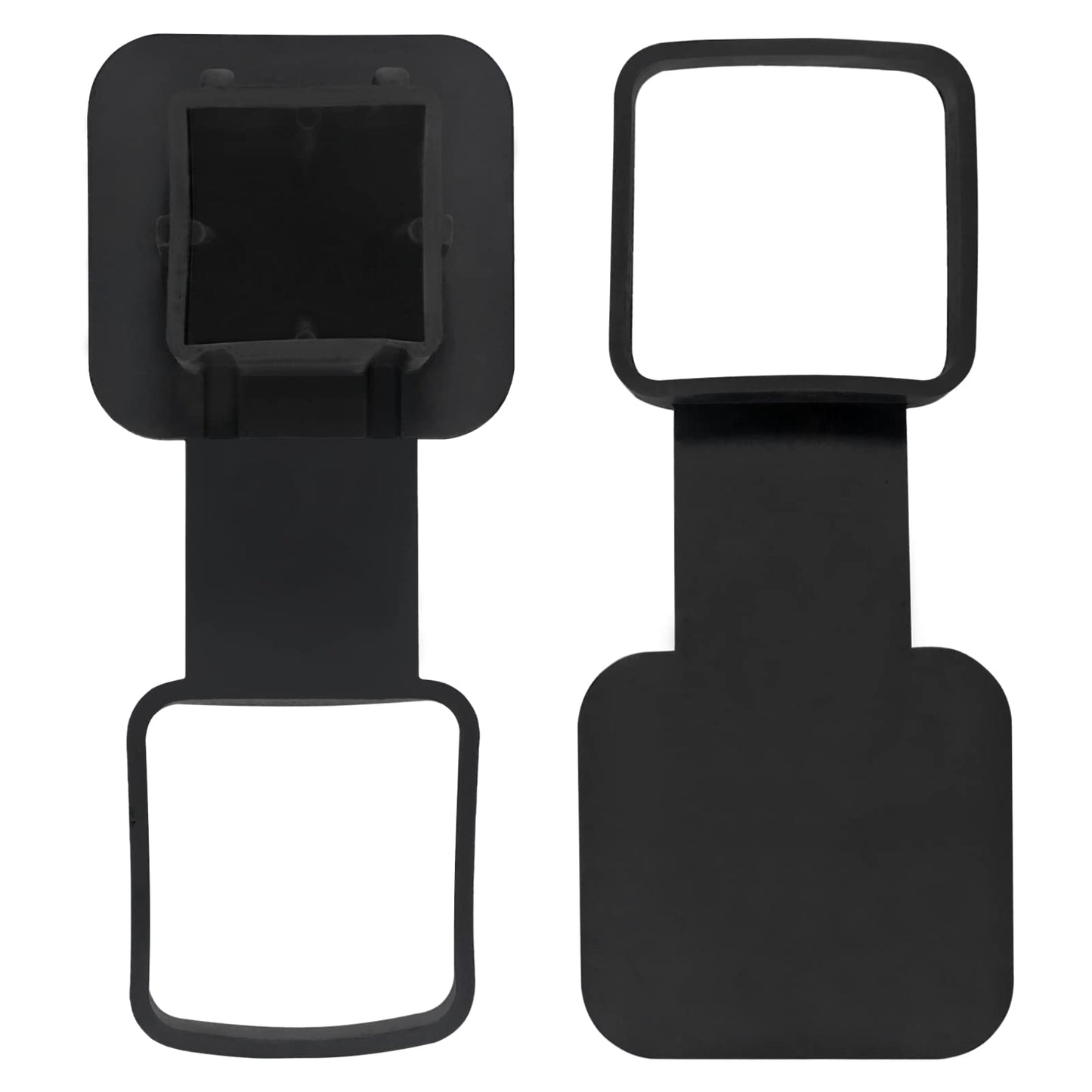 2 piezas de 2 pulgadas de remolque cubierta de enganche de goma resistente, receptor de remolque, receptor, tapa de inserción de 2 pulgadas, receptores compatibles con clase 3 4 5 GMC Toyota Ford Jeep Dodge Nissan Mercedes Benz BMW Polaris ATV UTV