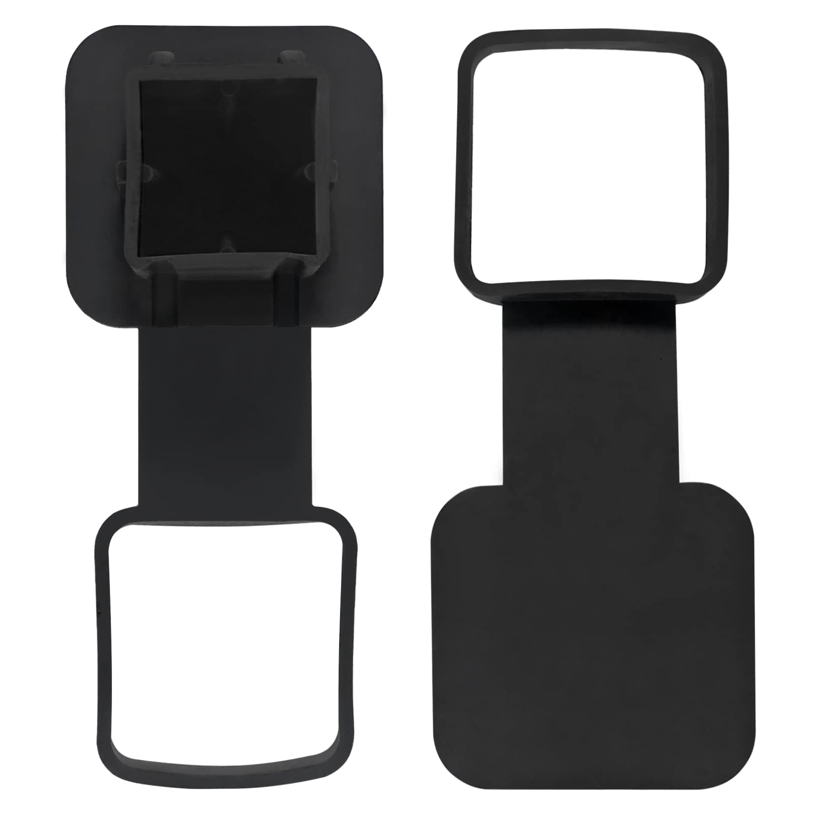 2 piezas de 2 pulgadas de remolque cubierta de enganche de goma resistente, receptor de remolque, receptor, tapa de inserción de 2 pulgadas, receptores compatibles con clase 3 4 5 GMC Toyota Ford Jeep Dodge Nissan Mercedes Benz BMW Polaris ATV UTV