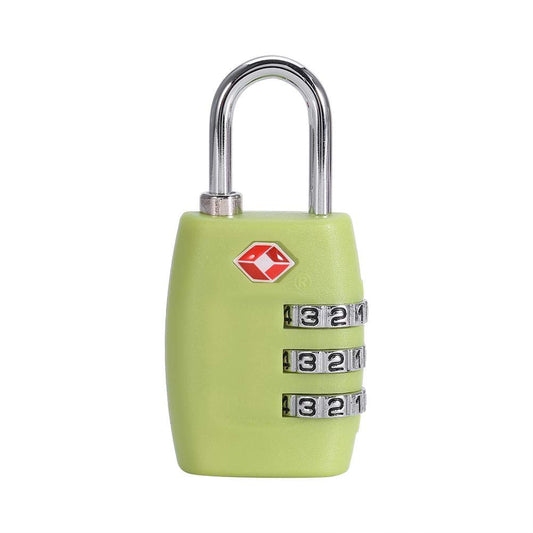 Candados para equipaje Candados de seguridad de 3 dígitos Candados con combinación Candado con código para maletas de viaje Estuche para equipaje(Verde)