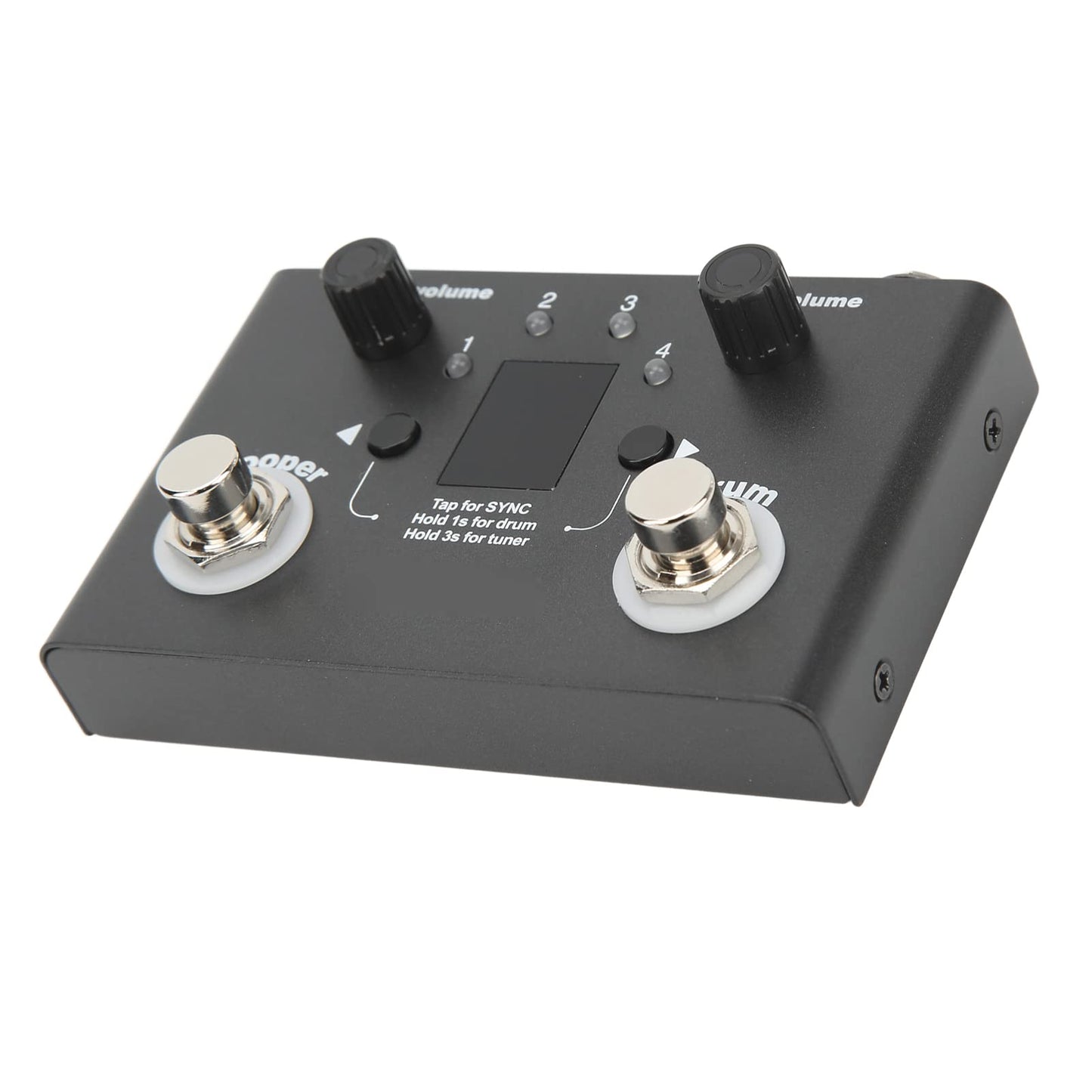 Efecto de bucle, caja de ritmos Looper Pedal Sensible Afinación precisa Metal Alta resistencia para equipos de audio