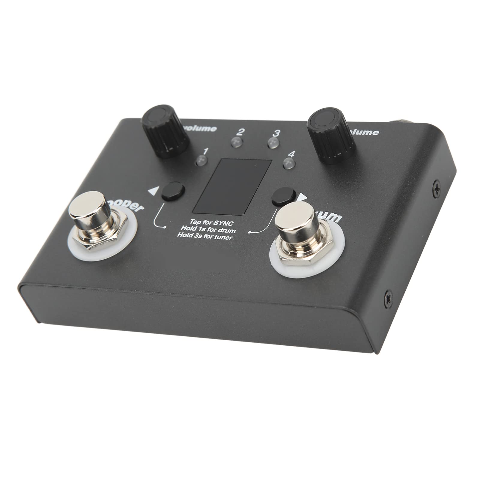 Efecto de bucle, caja de ritmos Looper Pedal Sensible Afinación precisa Metal Alta resistencia para equipos de audio