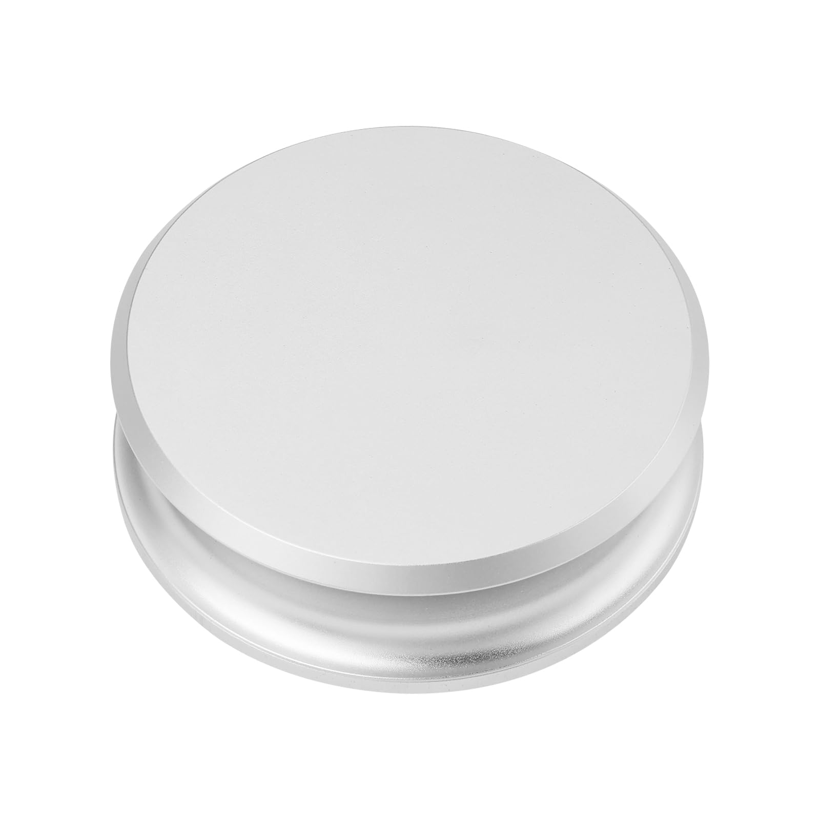 SING F LTD - Estabilizador de peso para discos plateados, 76 mm x 24 mm, 7,2 mm, agujero de husillo compatible con placas giratorias LP