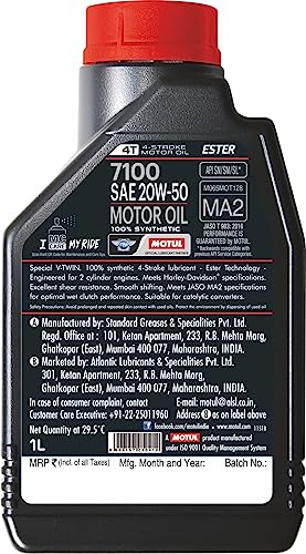 Aceite Sintético Motul 20W50 4T 7100