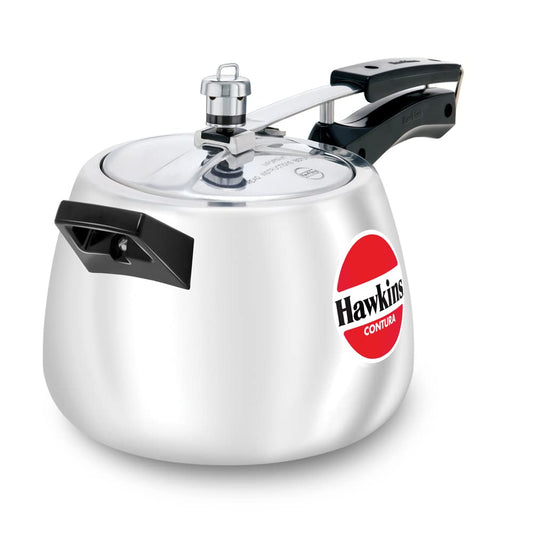 Hawkins Contura 1.5-liter olla de presión, Plateado, 4 litre, 1
