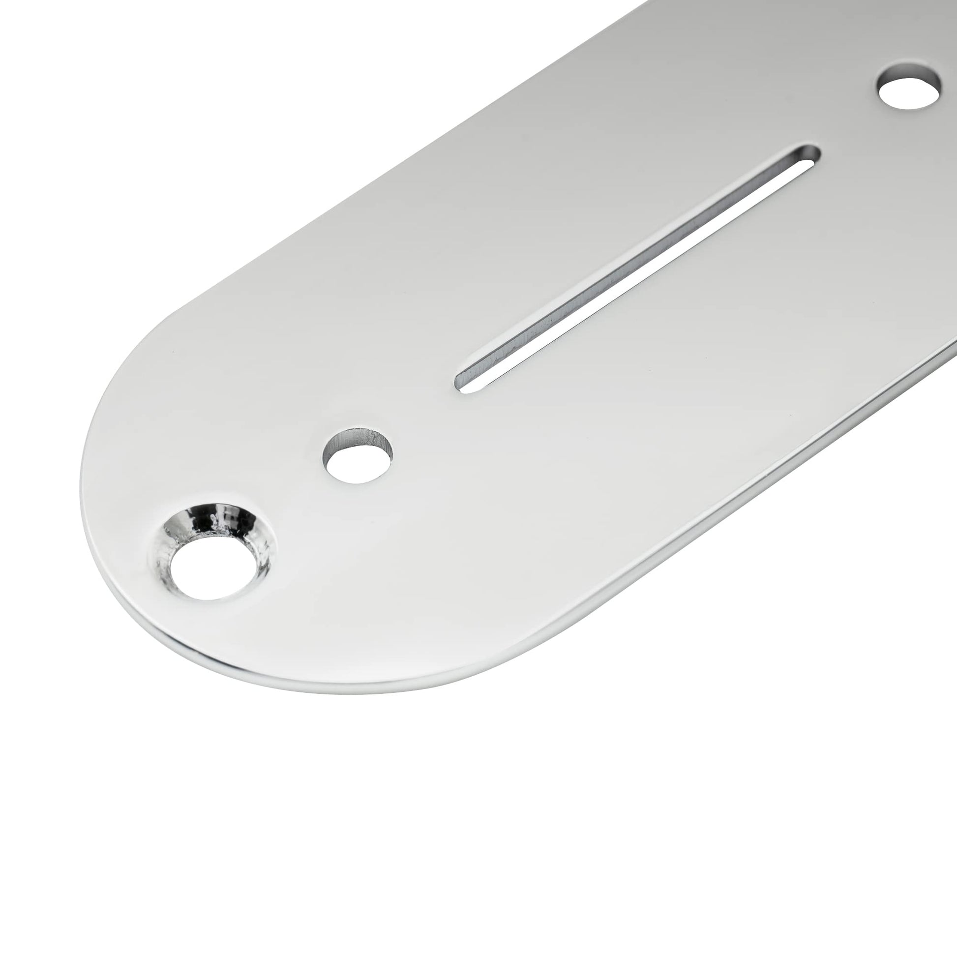 Musiclily Pro 32mm Acero Placa Control Telecaster para Guitarra Eléctrica tipo Tele, Cromado