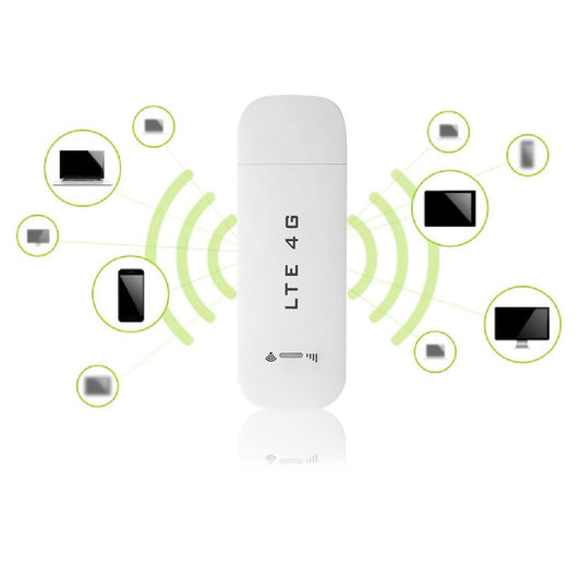 Router Móvil ASHATA Blanco Punto de Acceso Portátil 4G/3G 100 Mbps Con Función WiFi