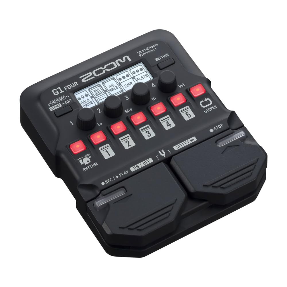 Guitarra Eléctrica Zoom G1X Cuatro Con Efecto Múltiple
