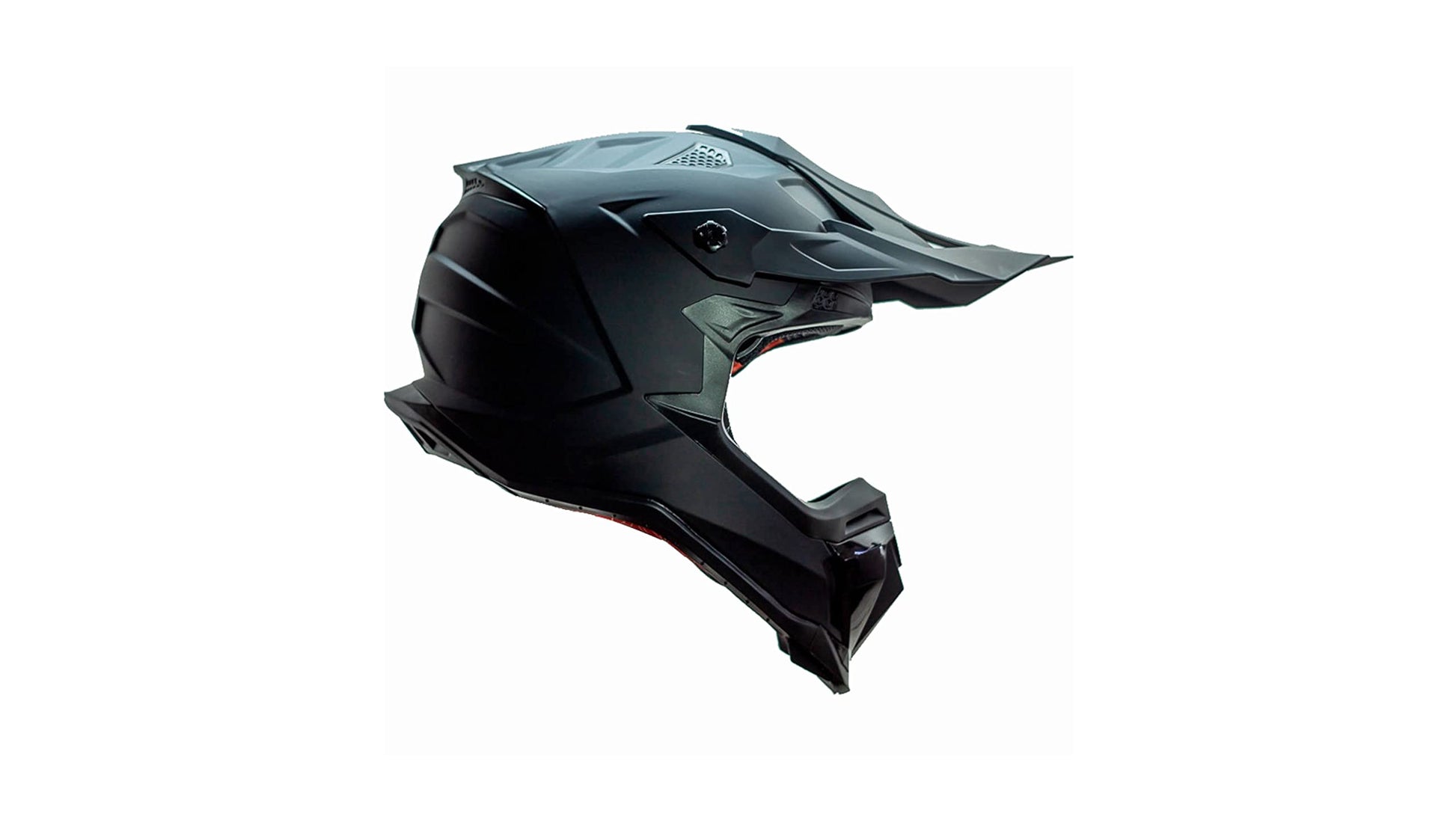 KOV Casco Terra Cross Negro Mate Solid Off-Road para Motocross Dot (XL)