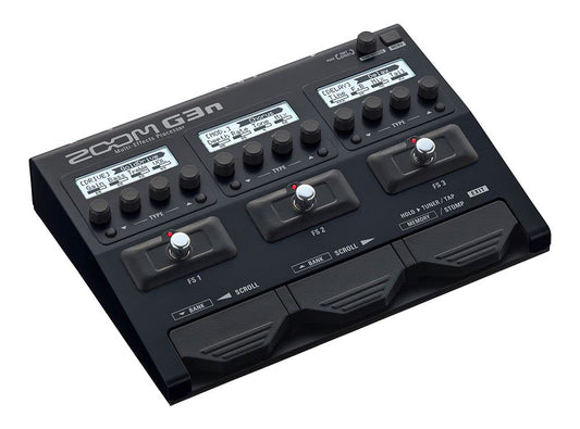 Pedal de Procesador Multiefectos Zoom G3n con Más de 70 Efectos y Modelado de Amplificador para Guitarra
