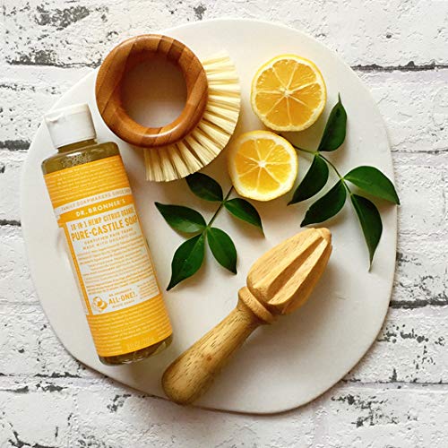 Dr. Bronner's | Jabón de castilla orgánico, ideal para todo el cuerpo, fórmula concentrada, 100% biodegradable - aroma fresco de aceites esenciales de Cítricos 473 ml