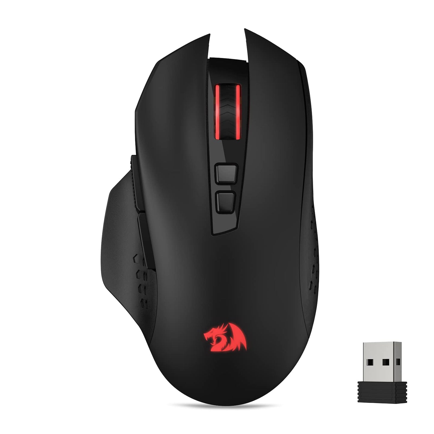Mouse para Juegos Redragon M656 Gainer Rojo con 4000 dpi y 7 Botones para Hombre