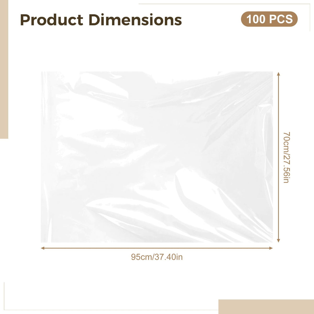 Toyosport - 100 revestimientos para jaula de conejo, 95 x 70 cm, láminas de plástico desechables a prueba de fugas, para conejillos de indias, hámster y animales pequeños, transparentes