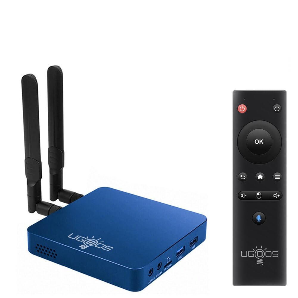 TV Box Ugoos UT8 Pro Negro Android 11 HDR 4K 60fps 8GB RAM para Hombre