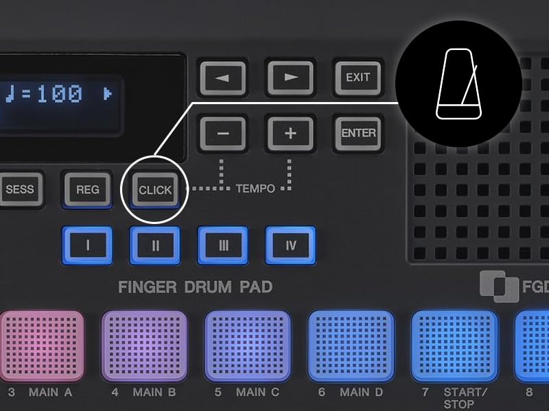 Almohadilla Electrónica Yamaha FGDP-50 Negra