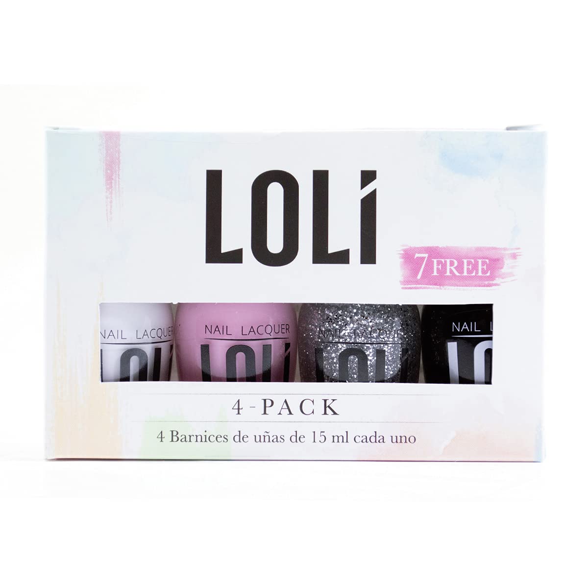 Loli - Paquete de 4 Esmaltes para Uñas Colección Tierna